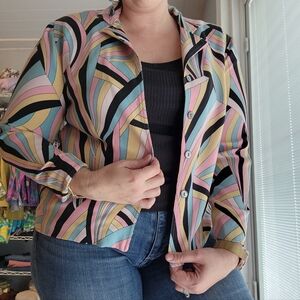Vintage Avenue Fashions Pure Silk Blazer (10)